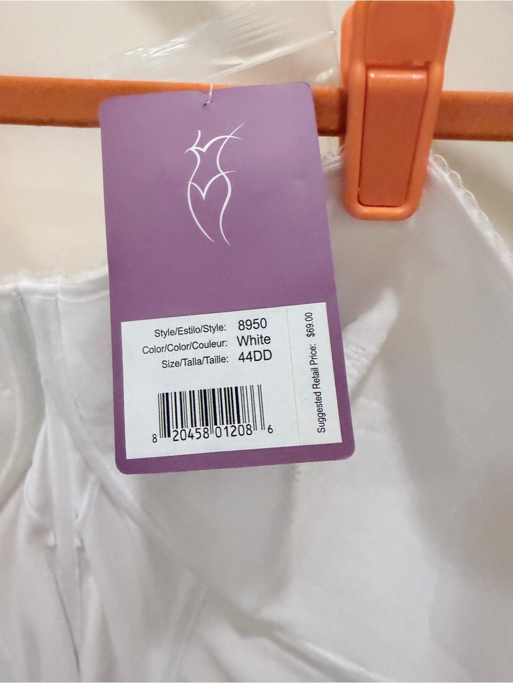 Dominique White Strapless Longline Corset Bra - Picture 7 of 8